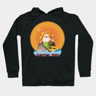 The Queen of Summer, mermaid in the sun Hoodie